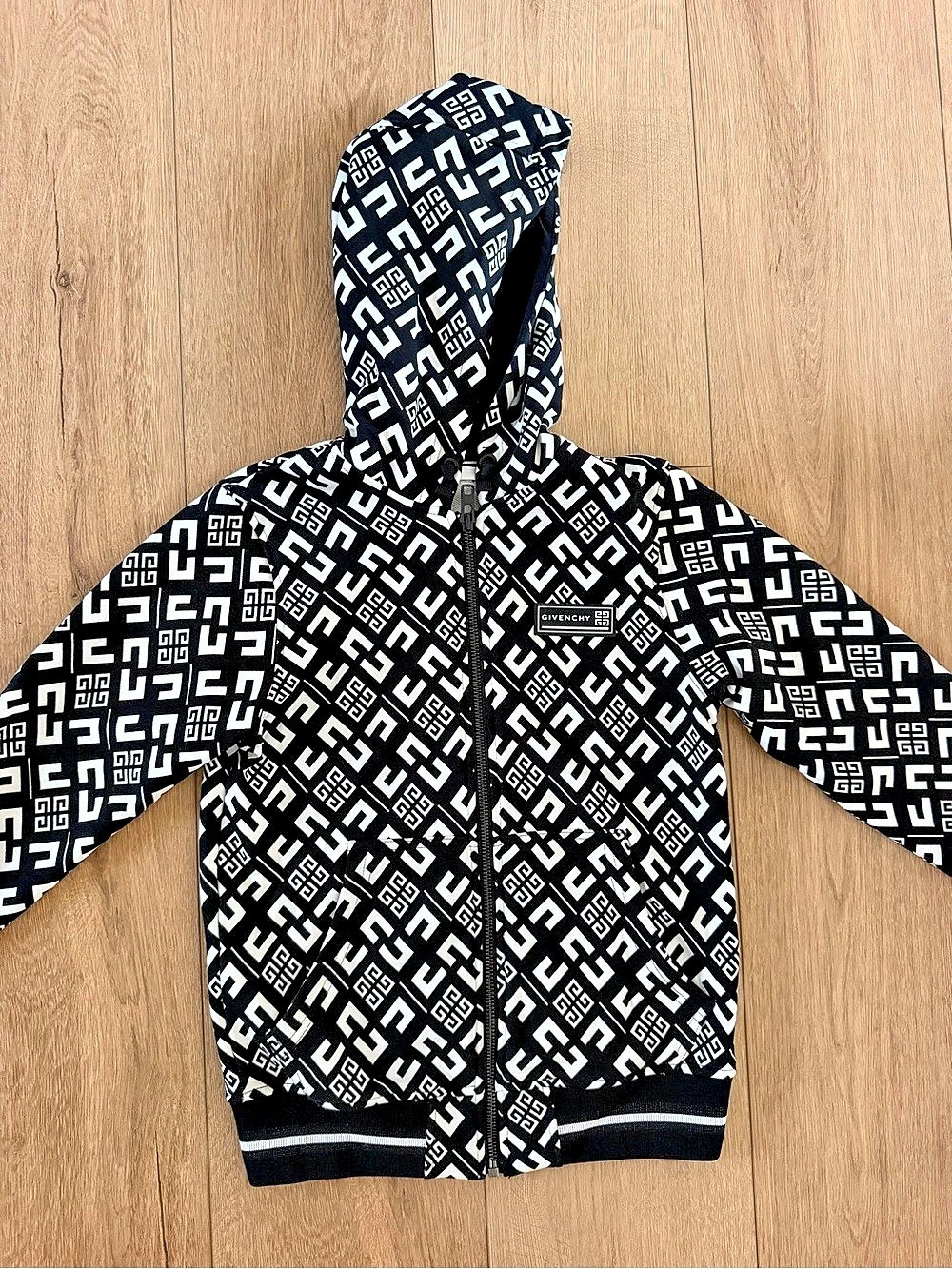 Givenchy Kids Monogram Zip-Up Hoodie